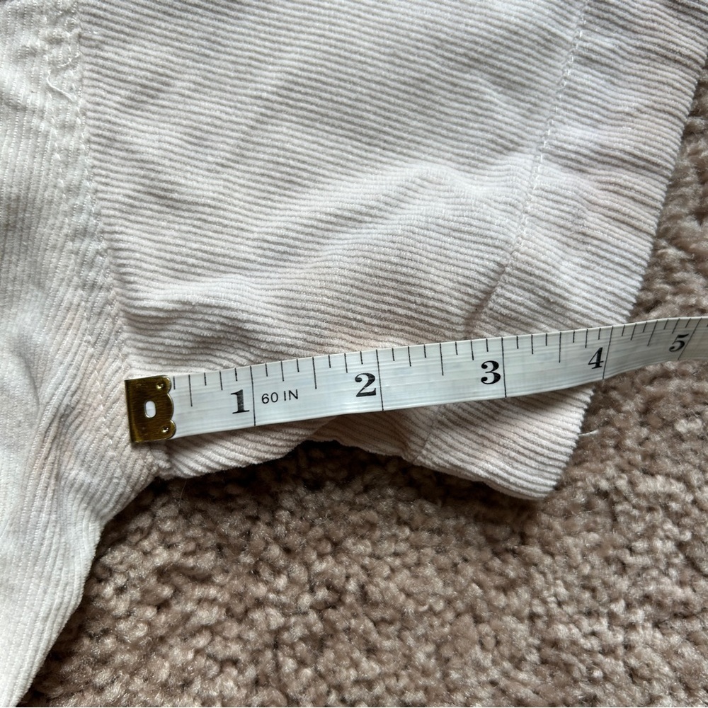 Le Lis Collection Ribbed Tie Dye Cream White Mulitcolor Cotton Jumpsuit Medium - Picture 8 of 11